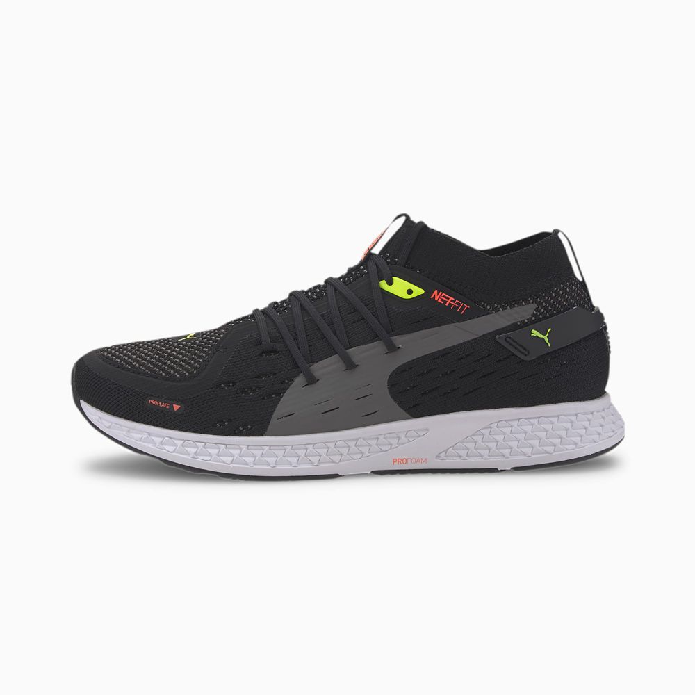 Puma SPEED 500 Férfi Futócipő - Fekete/Narancssárga ( Hungary - UFRCA2357 )